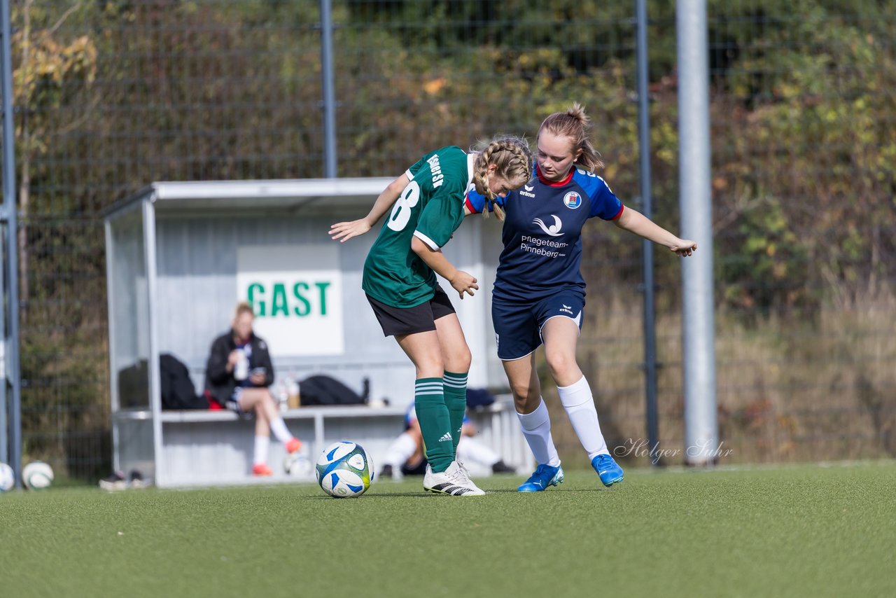 Bild 215 - wU19 Rissener SV - VfL Pinneberg : Ergebnis: 9:1